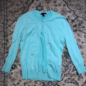 Blue Classic J Crew Cardigan - XXS